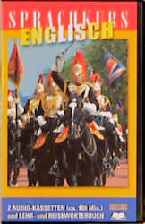 Sprachkurs Englisch, 2 Cassetten mit Lehr- und Reisewörterbuch