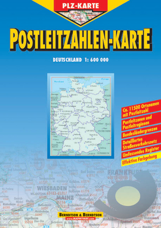 Postleitzahlenkarte Deutschland