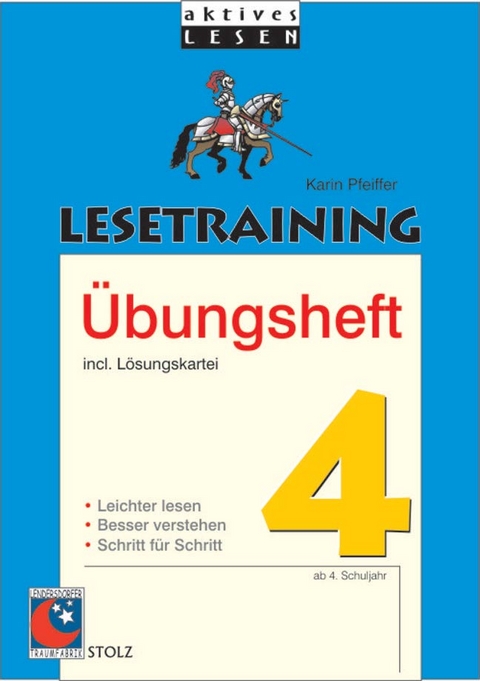 Lesetraining &Uuml;bungsheft 4 - Karin Pfeiffer