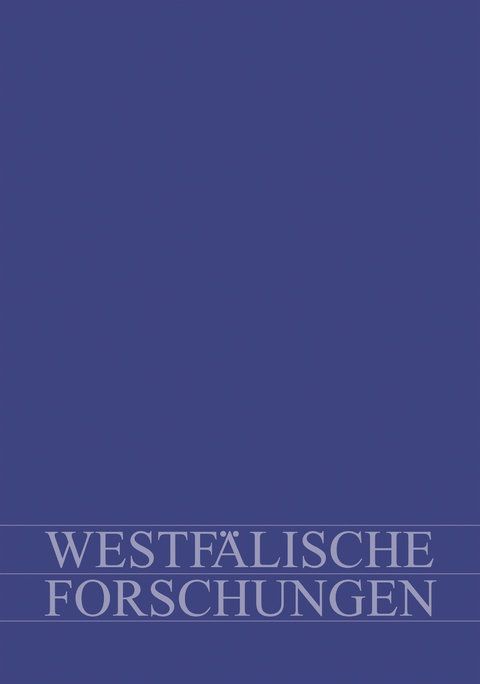 Westf&auml;lische Forschungen. Zeitschrift des Westf&auml;lischen Instituts... / Westf&auml;lische Forschungen, Band 54-2004 - 