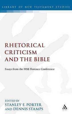Rhetorical Criticism and the Bible - 