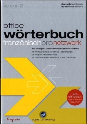 Office Wörterbuch 2.0 Französisch pro Netzwerk, 2 CD-ROMs