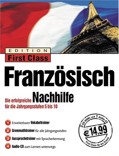 Edition First Class, Franz&ouml;sisch Nachhilfe, 3 CD-ROMs m. Audio-CD