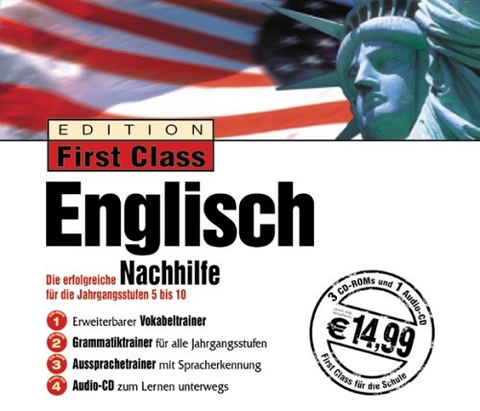 Edition First Class, Englisch Nachhilfe, 3 CD-ROMs m. Audio-CD