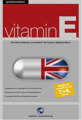 vitamin E, Englisch Lernhilfe f&uuml;r die  7. und 8. Klasse, 1 CD-ROM