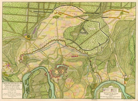 Carte Environ de Philipsbourg - Bernhard Jaillot