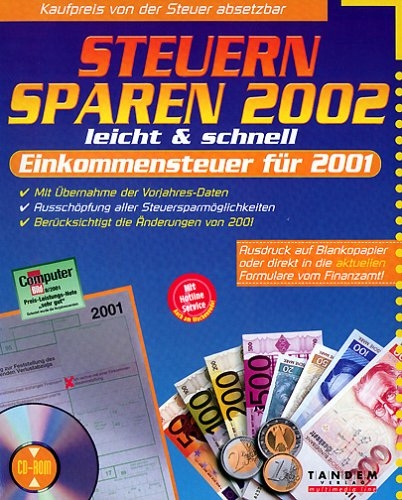 Steuern sparen 2002 leicht & schnell, 1 CD-ROM