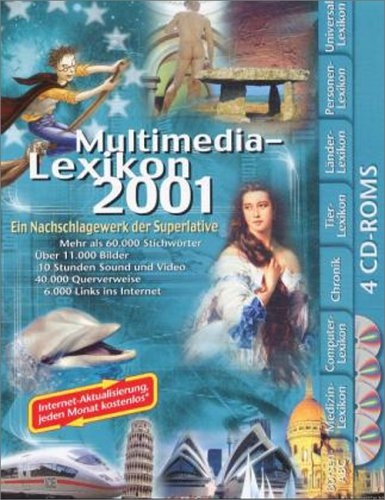 Multimedia-Lexikon 2001, 4 CD-ROMs