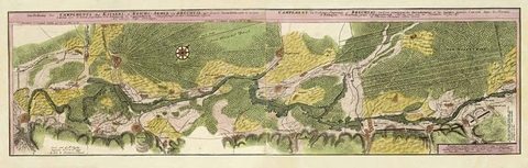 Vorstellung des Campements der Kayserl. U. Reichsarmee zu Bruchsal - Friedrich Riecke