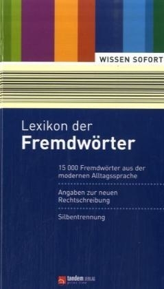 Lexikon der Fremdwörter