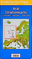 Aral Stra&szlig;enkarte / Grossbritannien /Irland