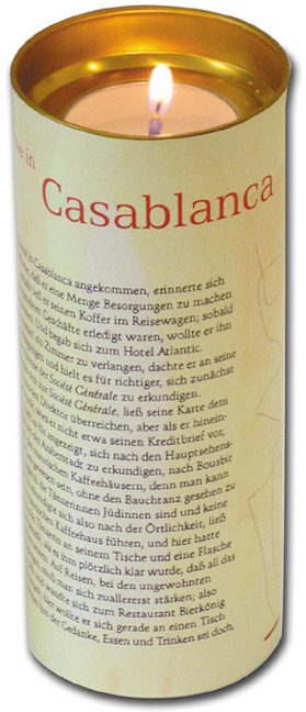 Kerze "Casablanca" - 5 Ex. - Henri Michaux