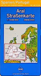 Aral Straßenkarte / Spanien /Portugal