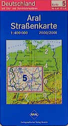 Aral Stra&szlig;enkarte Deutschland. Bl.5