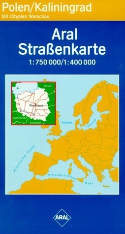 Aral Straßenkarte / Polen /Kaliningrad