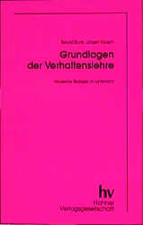 Grundlagen der Verhaltenslehre