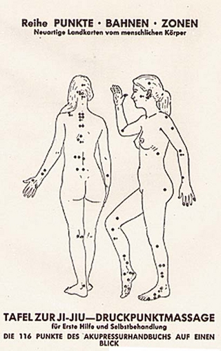 Tafel zur Ji-Jiu-Druckpunktmassage