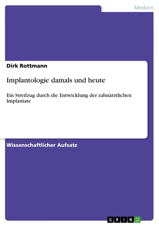 Implantologie Damals Und Heute