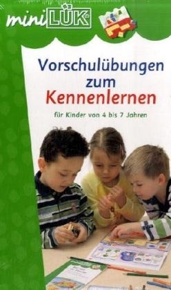 Vorschul&uuml;bungen zum Kennenlernen