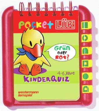 KinderQuiz, Kontrollger&auml;t mit Spiralbuchblock - 