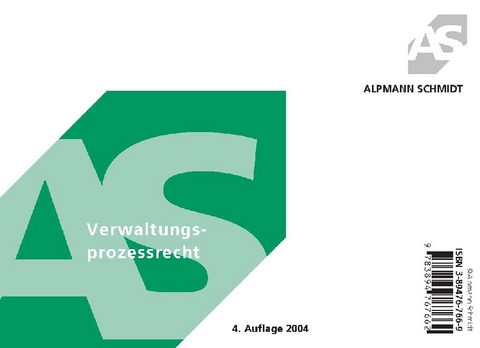 Verwaltungsprozessrecht - Hans G Pieper