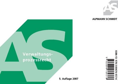 Verwaltungsprozessrecht - Hans G Pieper