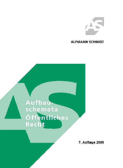 Aufbauschemata &Ouml;ffentliches Recht - Thomas M&uuml;ller