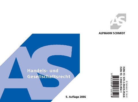 Handels- und Gesellschaftsrecht - Claudia Haack