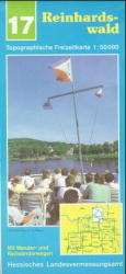 "Topographische Freizeitkarten 1:50000 Hessen. Sonderblattschnitte auf der Grundlage der Topographischen Karte 1:50000 (Freizeitregionen); mit Wander-, Radwanderwegen, Freizeiteinrichtungen; Text-, und Bildinfos auf der R&uuml;ckseite oder im Begleitheft" / Reinhardswald TF 50