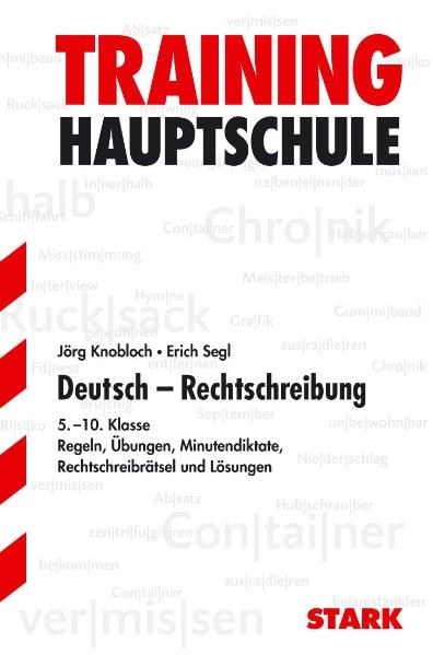Training Deutsch Hauptschule / Hauptschule - J&ouml;rg Knobloch, Erich Segl