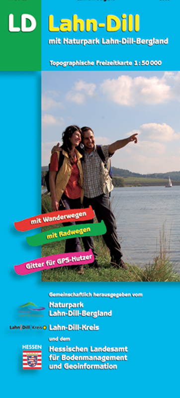"Topographische Freizeitkarten 1:50000 Hessen. Sonderblattschnitte... / Lahn-Dill (Nord + S&uuml;d)