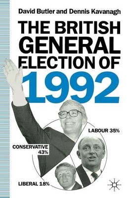 British General Election of 1992 -  D. Butler,  D. Kavanagh