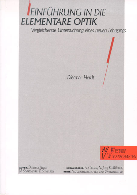 Einf&uuml;hrung in die elementare Optik - Dietmar Herdt