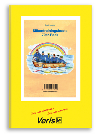 Kieler Lautgebärden. Silbentrainingsboote. 70er-Pack