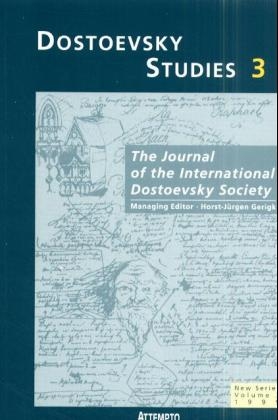 Dostoevsky Studies. The Journal of the International Dostoevsky Society