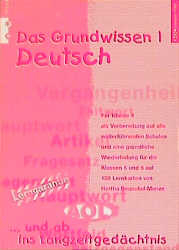 Grundwissen Deutsch, Lernkarten. Tl.1 - 