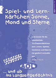 Spiel- und Lernkärtchen Sonne, Mond und Sterne