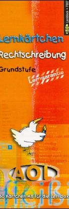 Lernkärtchen Rechtschreibung, Grundstufe, Lernblock