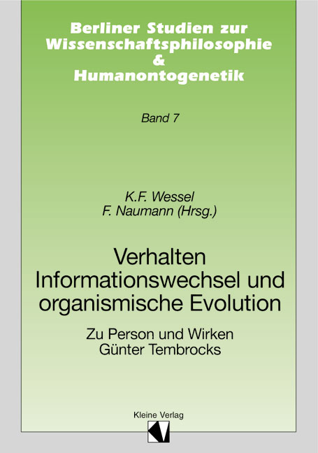Verhalten. Informationswechsel und organismische Evolution - 