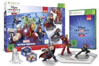 Disney Infinity 2.0, Marvel Super Heroes Starter Set, 1 Xbox360-DVD + Figuren
