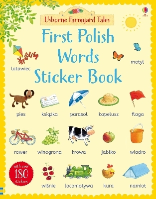 First Polish Words Sticker Book - Heather Amery