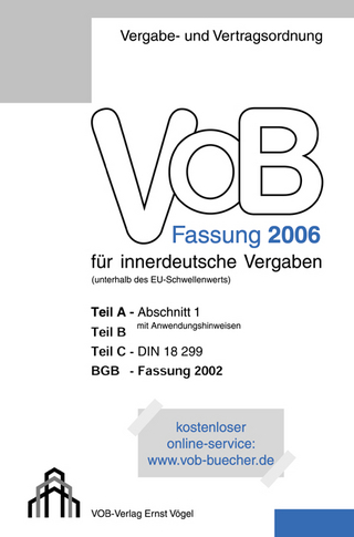 VOB Fassung 2006 für innerdeutsche Vergaben