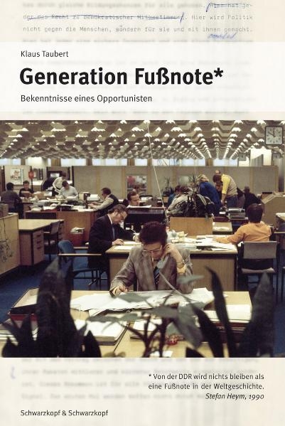Generation Fu&szlig;note - Klaus Taubert