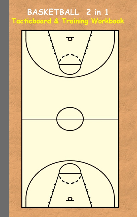 Basketball 2 in 1 Tacticboard and Training Workbook - Theo von Taane