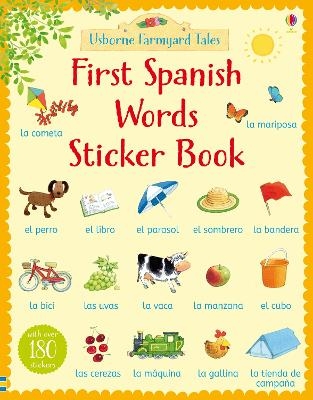 First Spanish Words Sticker Book