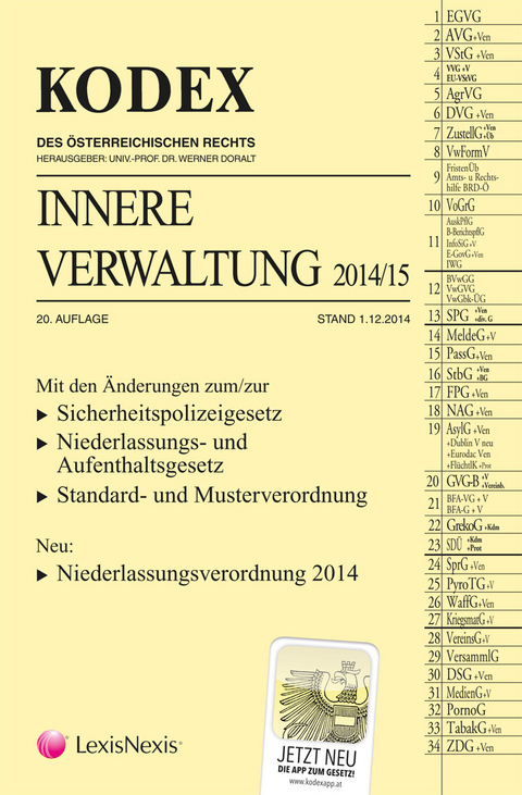 Kodex Innere Verwaltung 2014/15 - 