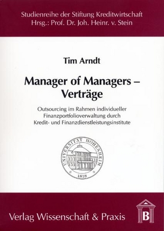 Manager of Managers – Verträge.
