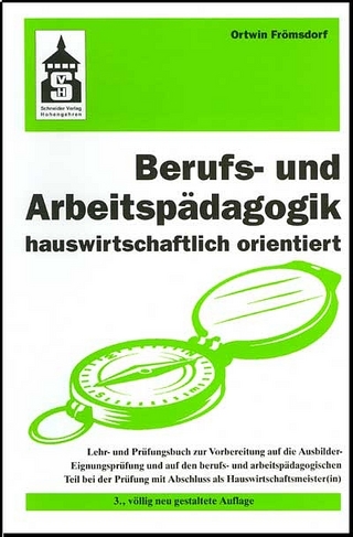 Berufs- und Arbeitspädagogik hauswirtschaftlich orientiert