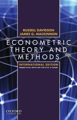 Econometric Theory and Methods - Russell Davidson