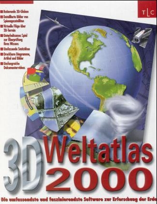 3D Weltatlas 2000, 1 CD-ROM